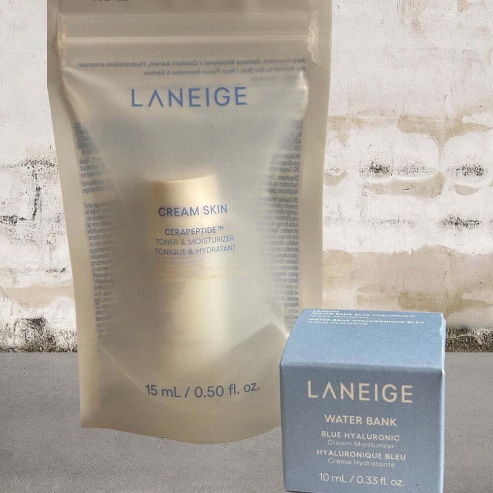 Laneige Bundle - Cream Skin & Water Bank NEW